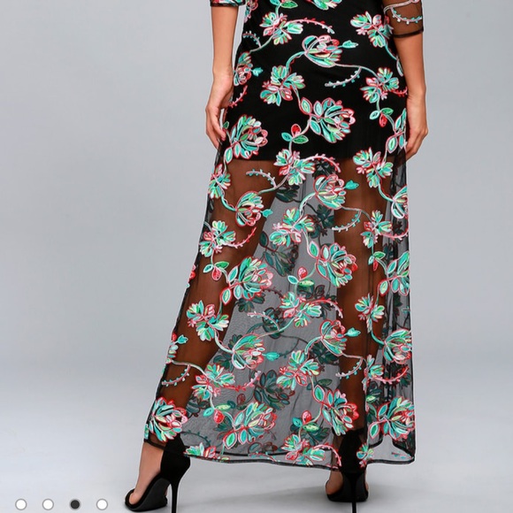 Darkly Dreamy🌙Electric Mesh Maxi - Picture 4 of 13